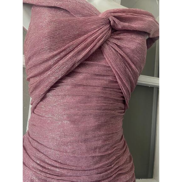 DRESS THE POPULATION‎ Dakota Off The Shoulder Body-Con Dress - Picture 5 of 7